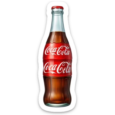 Coca Cola bottle sticker