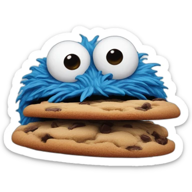 cookie monster sticker