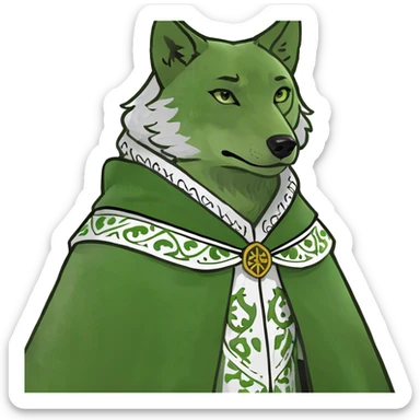 Wolf, Philosophie, Mantel sticker