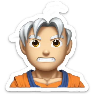 Goku big head and small body sticker