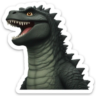 godzilla sticker