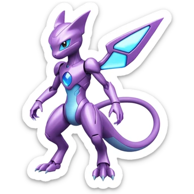 Vikavolt-Mewtwo-Genesect-Miraidon-fusion, full body sticker