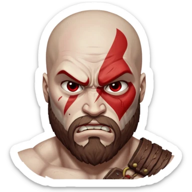 Kratos sticker