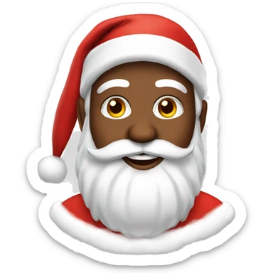 beautiful santa claus sticker