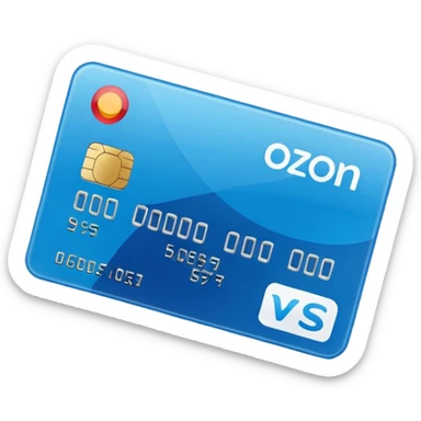 ozon bank card sticker