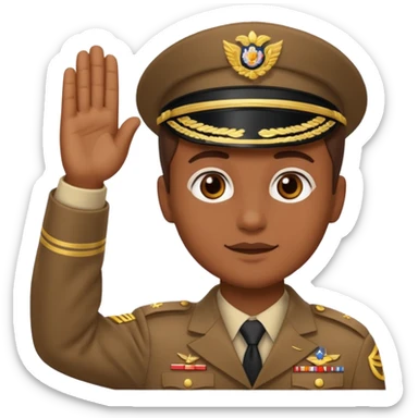 Toot salute sticker