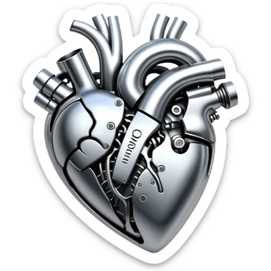 sorayama giger heart sticker