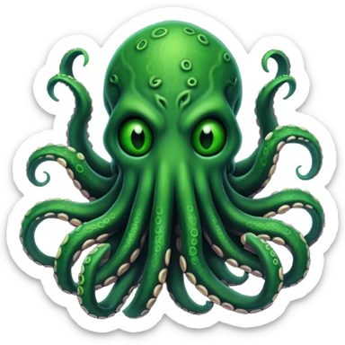 black Cthulhu  sticker
