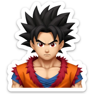 Goku super Saiyan 4 sticker