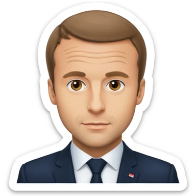 Macron sticker