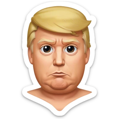 donald trump pooping sticker