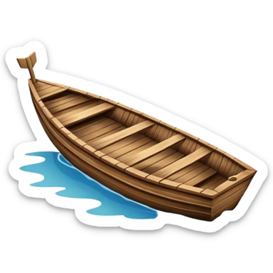 a capsized boat sticker