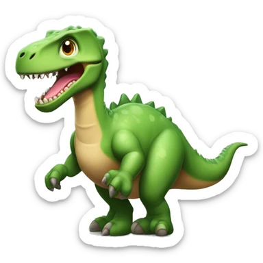 Un dinosaurio de juego sticker