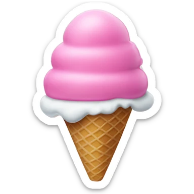 Bubble gum ice cream  sticker