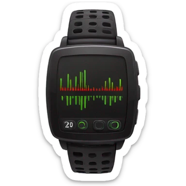 heart rate monitor sticker