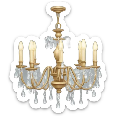 Chandelier sticker