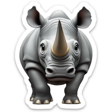 rhino sticker