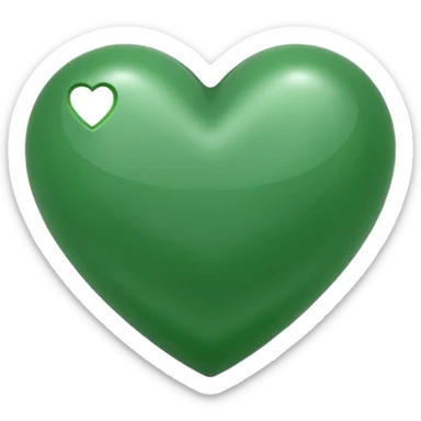 Cœur vert sticker