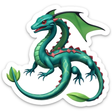 Zygarde-Salandit-Seadra-Parasect-Salamence-Rayquaza-Seviper-Salazzle-fusion sticker