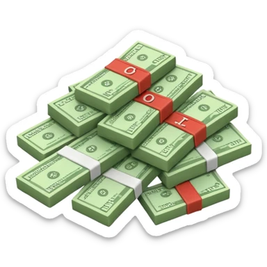 monopoly money sticker