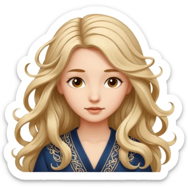 Calligraphy Girls sticker