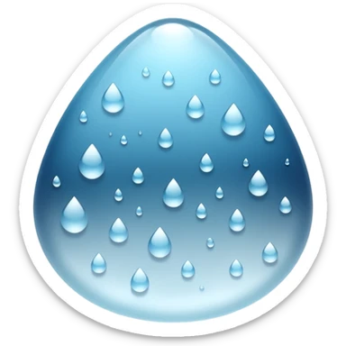 a close-up of a glass surface covered with small water droplets and light fog, as if from steam or humidity — some droplets sliding down slowly — soft reflections and blurred transparency give a realistic misty look — clean, glossy design with gentle lighting sticker