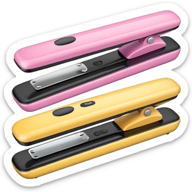 Cute Hair straightner, different design, varous color sticker