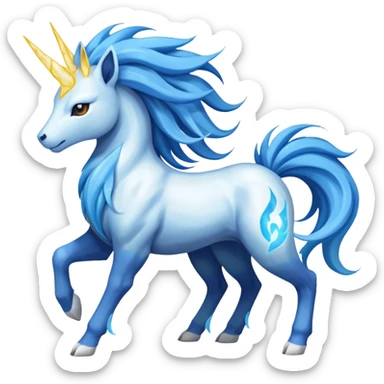 Manectric-Suicune-Rapidash-fusion-hybrid-creature  sticker