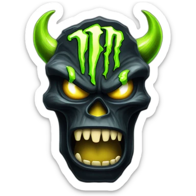 Monster energy drink logo sticker