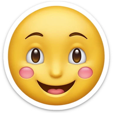 A sneaky winking emoji sticker