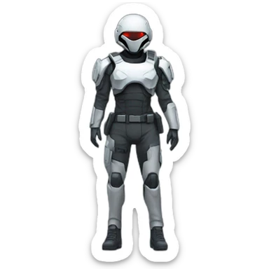 futuristic Phantom squad Infiltration armored pants ghost effect sticker