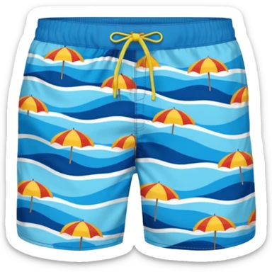 swim trunk sticker