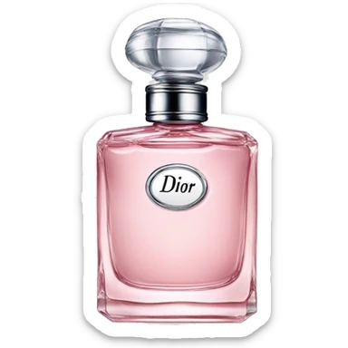 Dior perfume bottle sticker