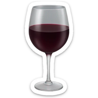 Redwine emoji sticker