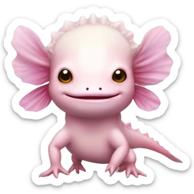 Axolotl sticker