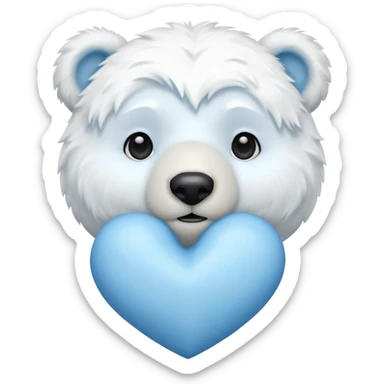 🐻‍❄️🩵 sticker