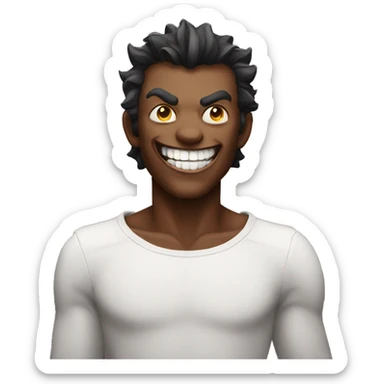 Demon and smile  sticker