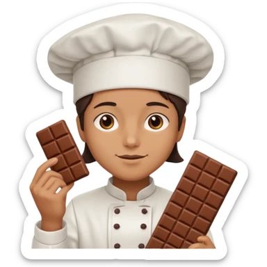 chocolate chef sticker