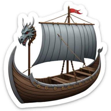 Barco vikingo sticker