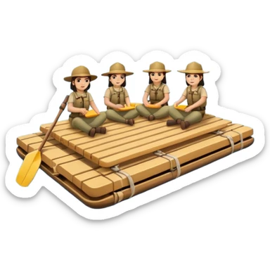 apache zookeeper on a raft sticker