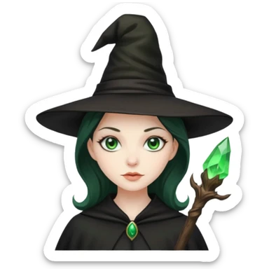 Familiar,Witch sticker