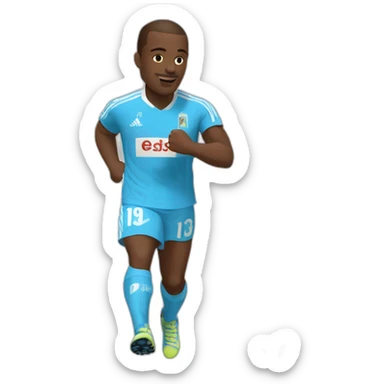 Foot l'équipe de Marseille sticker