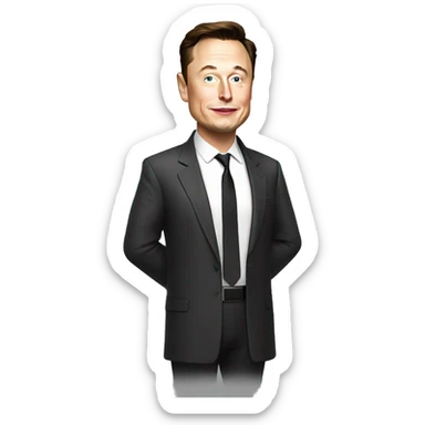 Elon Musk sticker