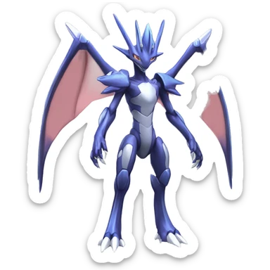  Cool Cute Edgy Shiny Godly Ethereal Digimon-Genesect-Dialga-Reptile full body sticker