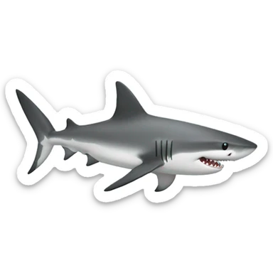 shark with a solana logo sticker