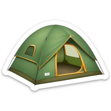 camping tent sticker