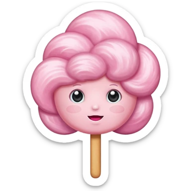 Barbe à papa sticker