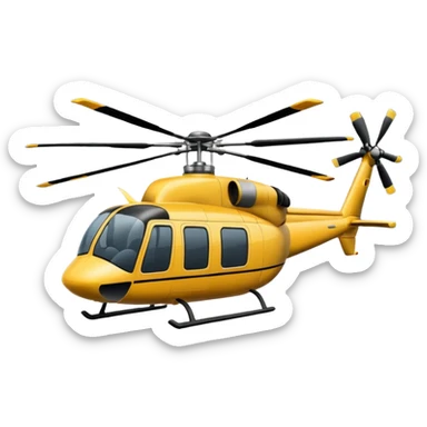  helicopter with smoke sticker