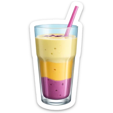 Smoothie emoji sticker