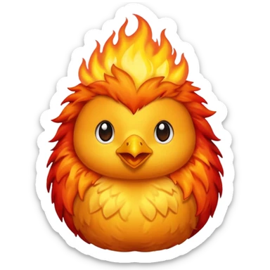 🔥+🐥 sticker